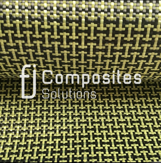 H Weave Aramid carbon Hybrid 3k,200gsm