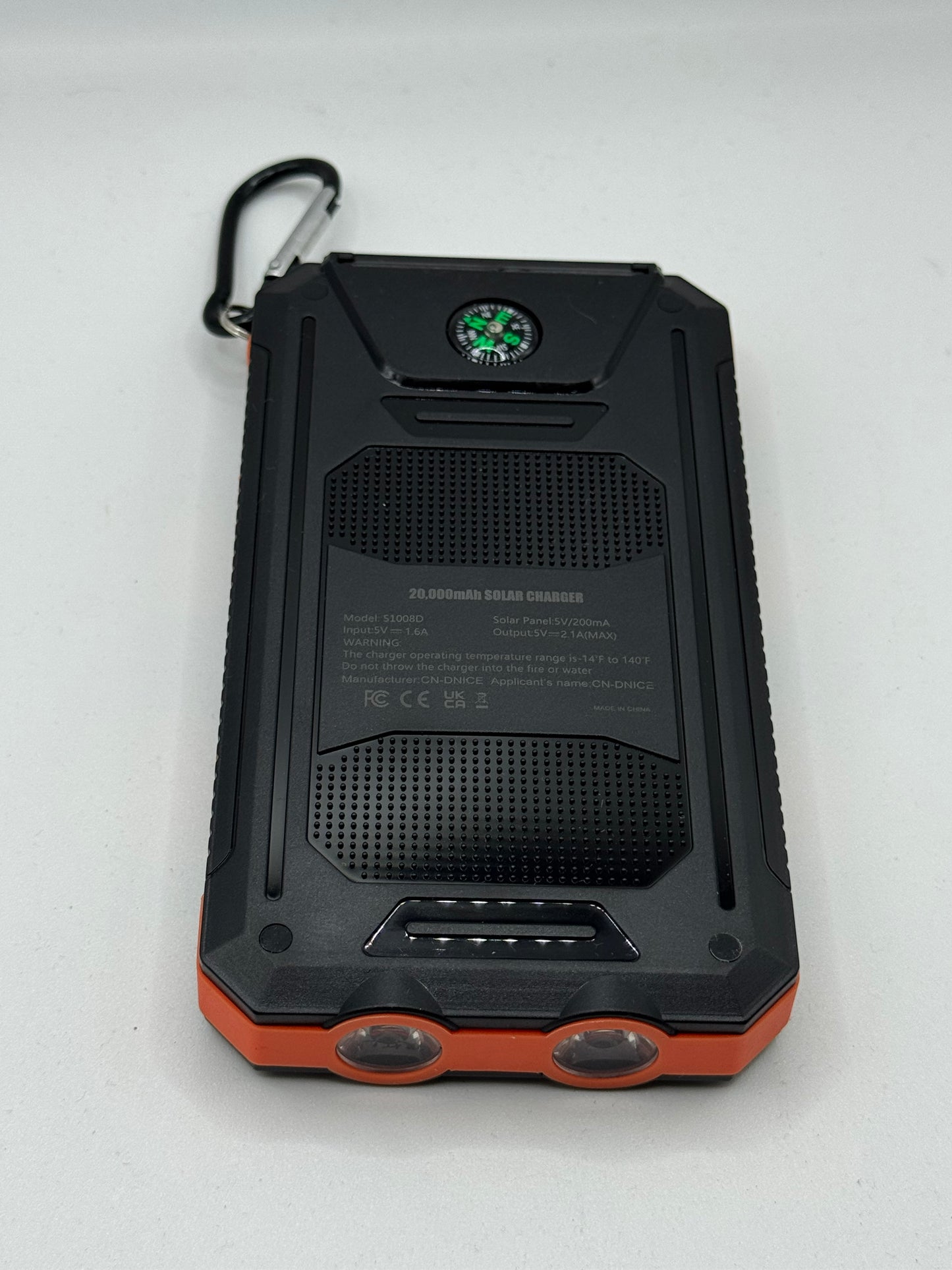 20000mAh Portable Solar Power Bank