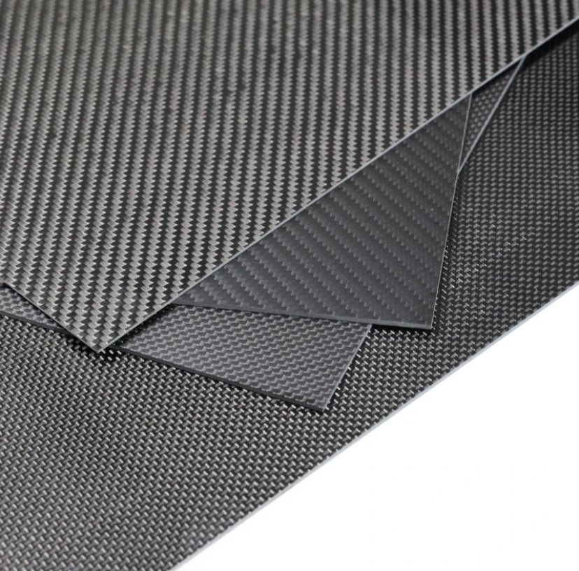 3K Carbon Fiber, Size 500x1000x1mm, Matt, Twill Plate, genuine 3K high module Carbon Fibre Twill 200g / Sqm,
Delivery in roll available in Australia