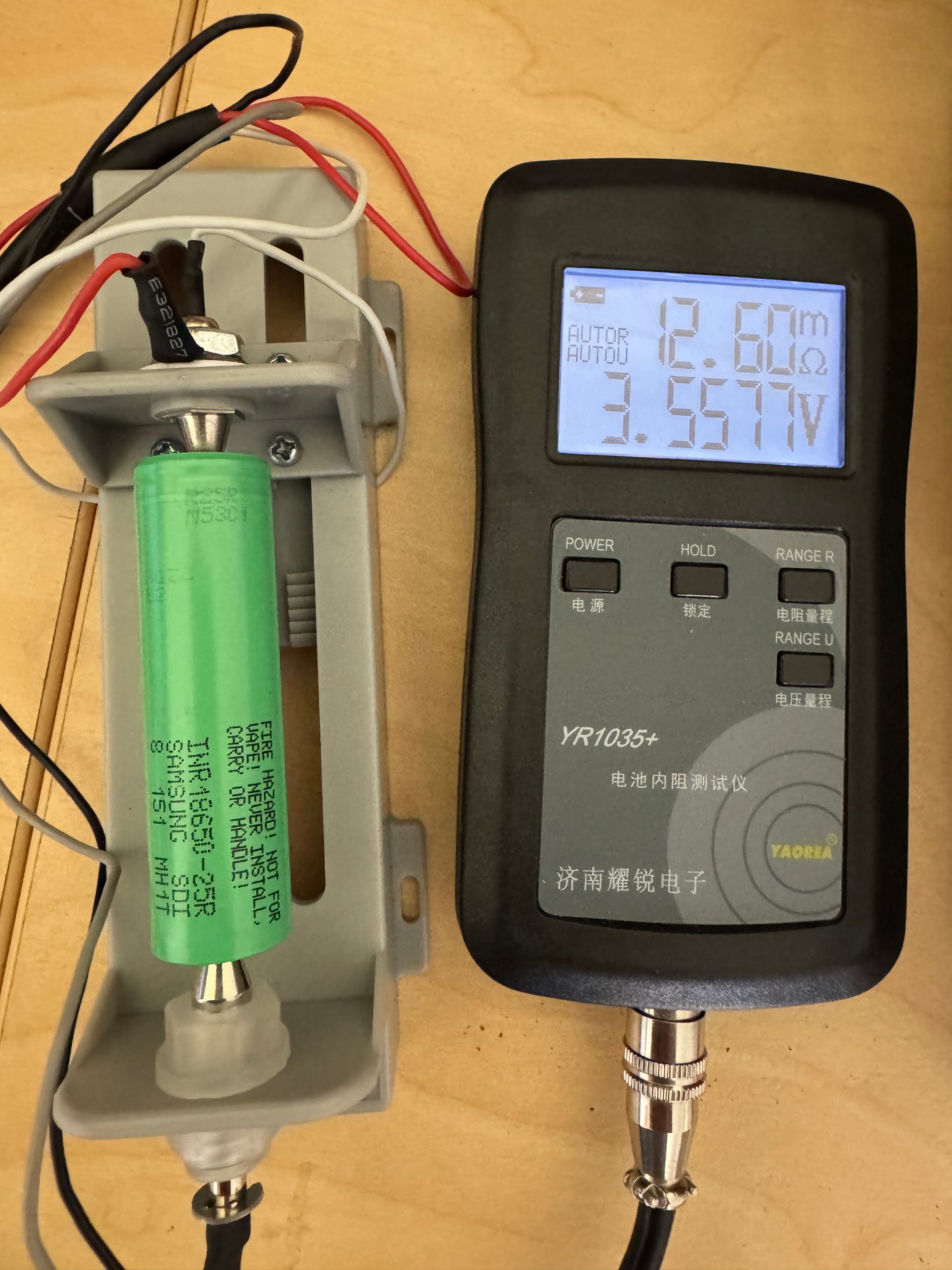 Genuine Samsung INR18650-25R Li-ion Battery, 2500mAh, 3.7v