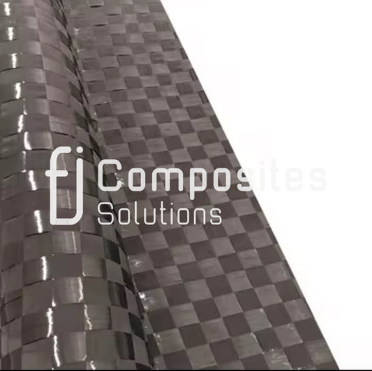 200gsm 8x8 grid width spread tow carbon fiber fabric
