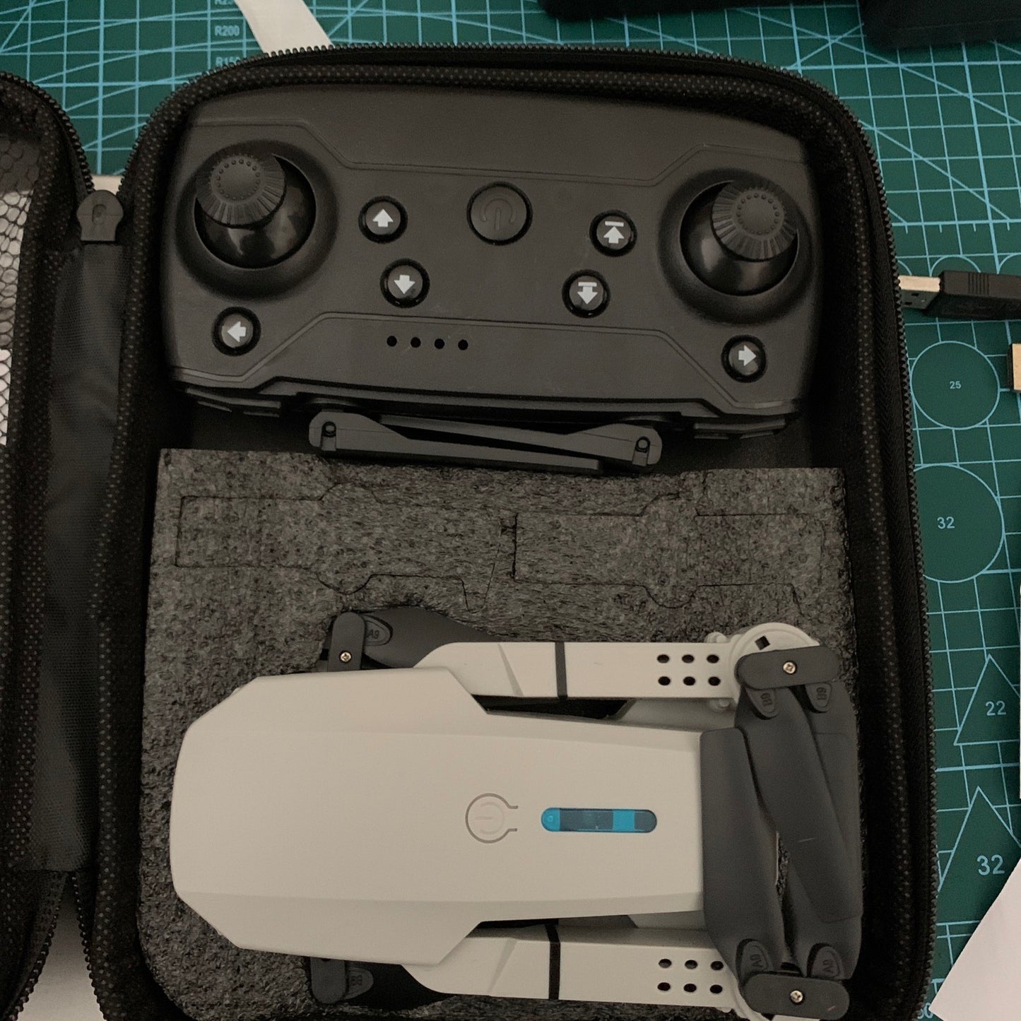 2.4GHZ WiFi foldable quadcopter drone with camera