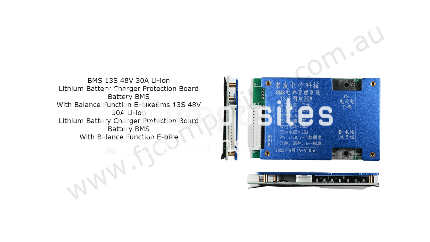 13S 30A Li-ion Lithium Battery Charger Protection Board 18650 BMS For Drill Motor 11.1V Enhance Balance
