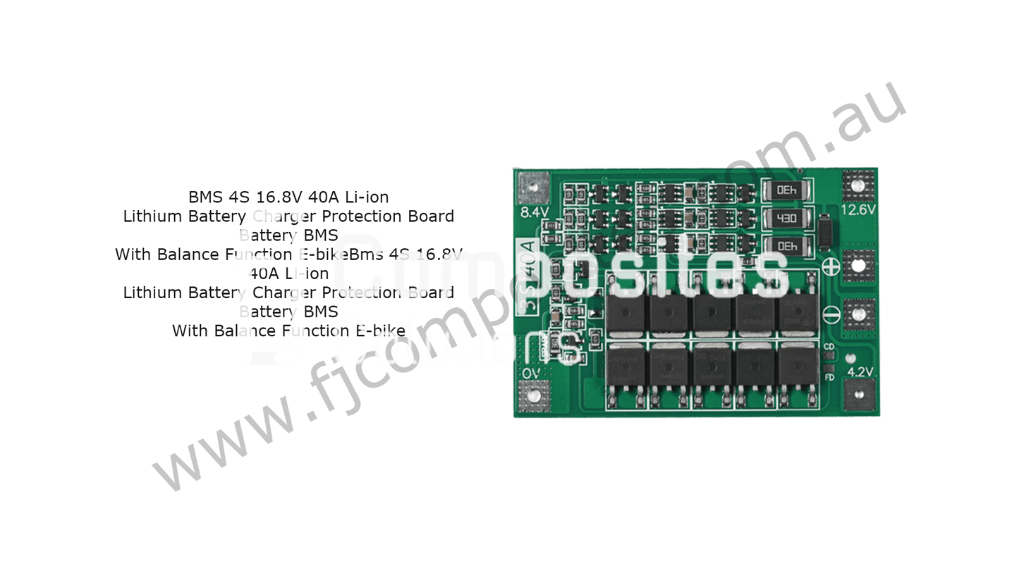 BMS 4S 40A Li-ion Lithum Battery charger protaction board for E-Bike