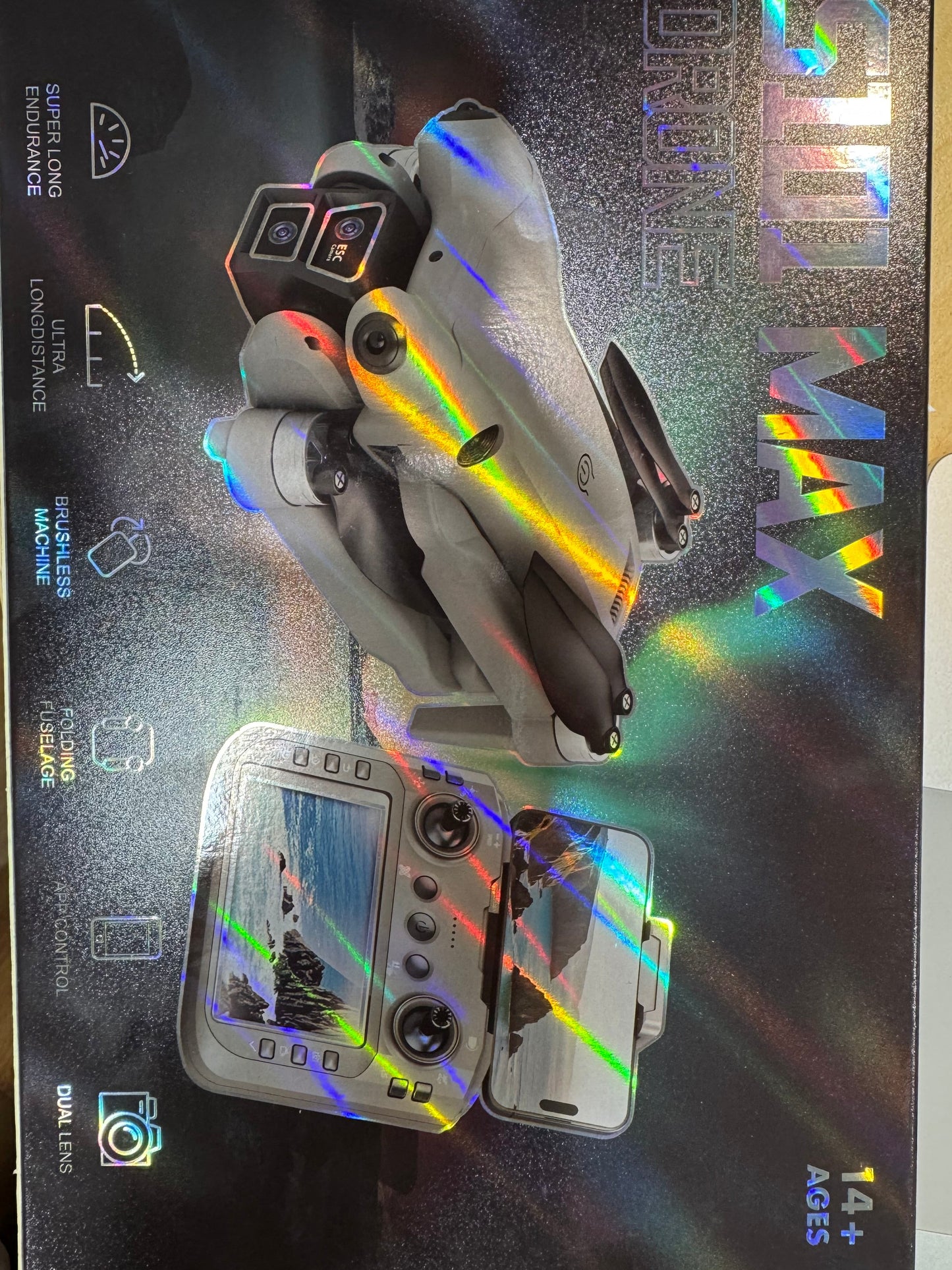 2.4GHZ WiFi foldable quadcopter drone with camera follow me obstacle Avoidance