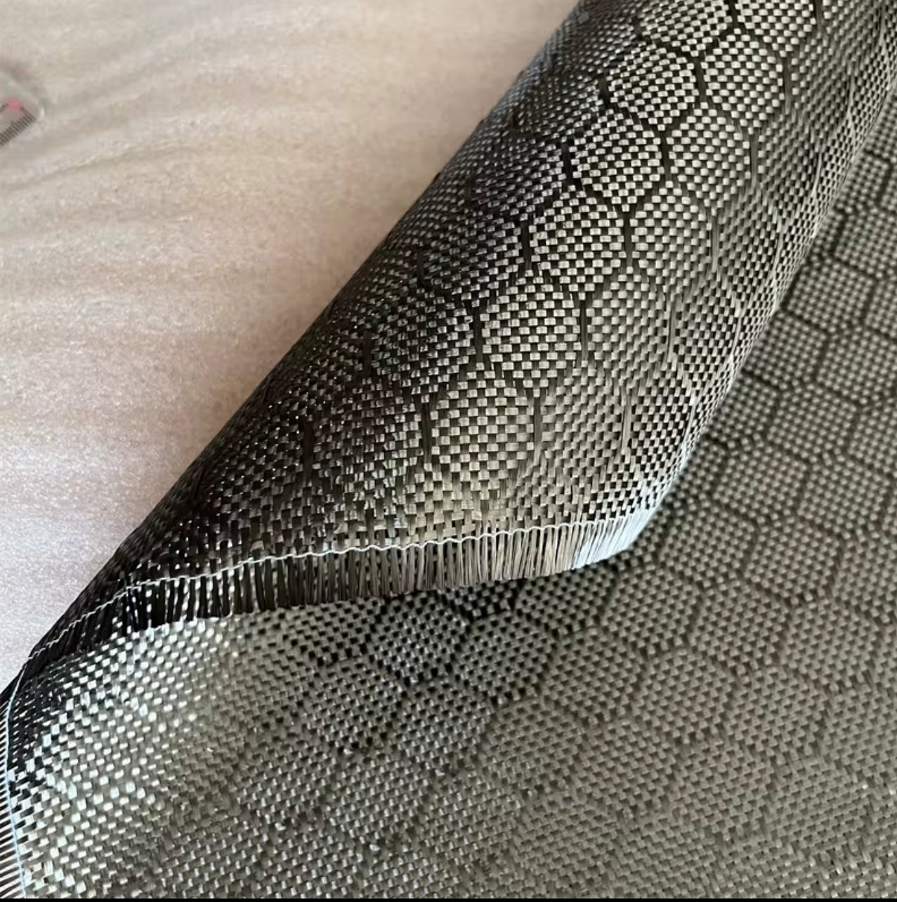High Strength Wasp Honeycomb Hexagon Carbon fiber Fabric Cloth