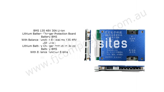 13S 30A Li-ion Lithium Battery Charger Protection Board 18650 BMS For Drill Motor 11.1V Enhance Balance