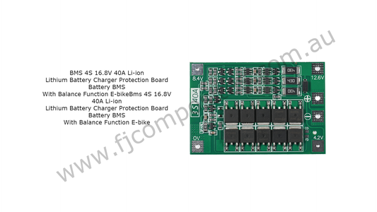 BMS 4S 40A Li-ion Lithum Battery charger protaction board for E-Bike