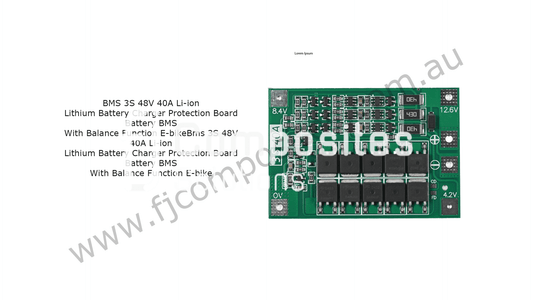 BMS 3S 40A Li-ion Lithum Battery charger protaction board for E-Bike
